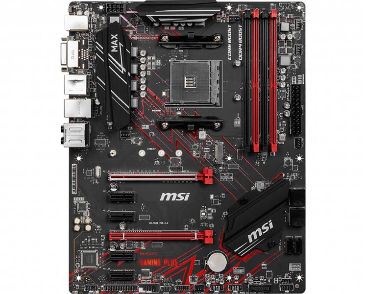 MSI B450 GAMING PLUS MAX Socket AM4 ATX AMD B450