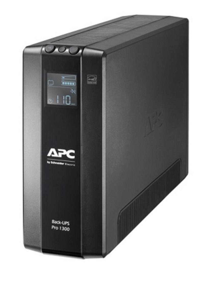 APC Back-UPS PRO BR1300MI - Noodstroomvoeding, 8x C13 uitgang, USB, 1300VA