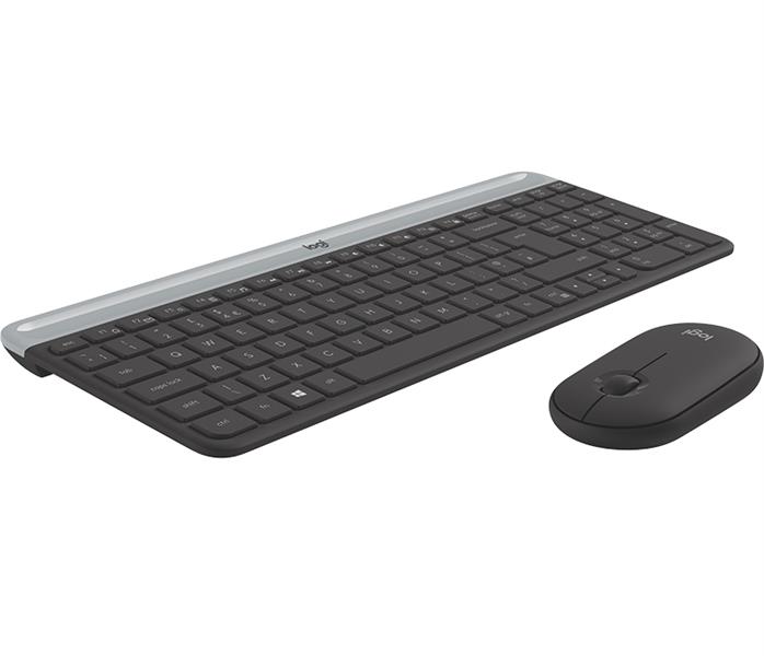 Logitech MK470 toetsenbord Inclusief muis USB QWERTY Spaans Grafiet