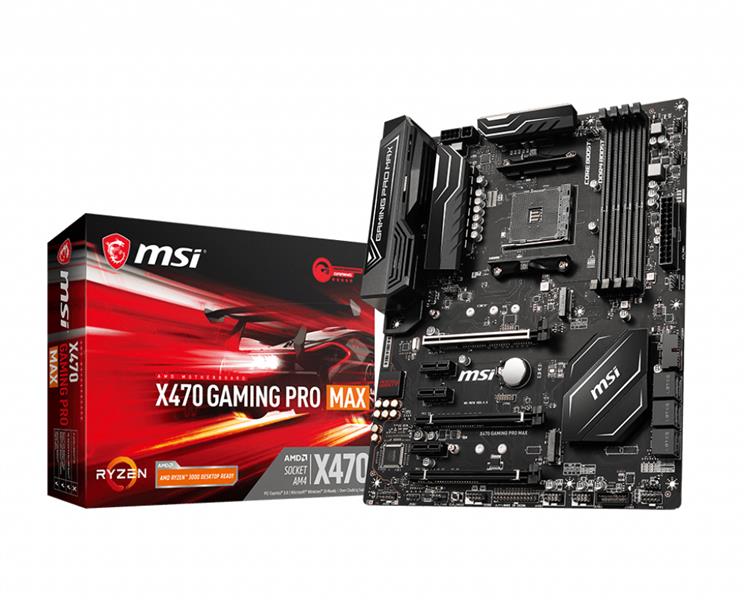 MSI X470 Gaming Pro Max moederbord Socket AM4 ATX AMD X470