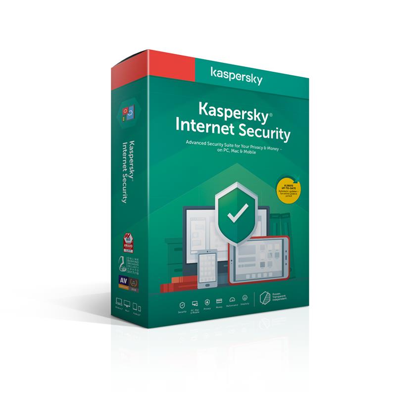 Kaspersky Lab KIS 2020 5dev 1y slim sierra bs noCD BE 1 licentie(s) 1 jaar Nederlands