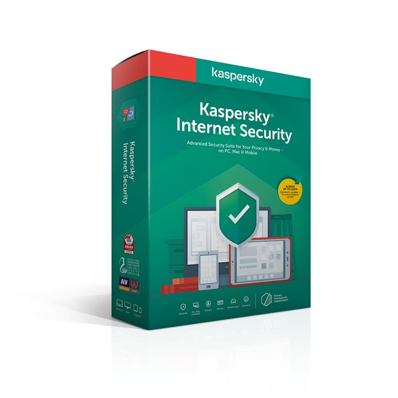 Kaspersky Lab Internet Security 2020 1 licentie(s) 1 jaar Nederlands