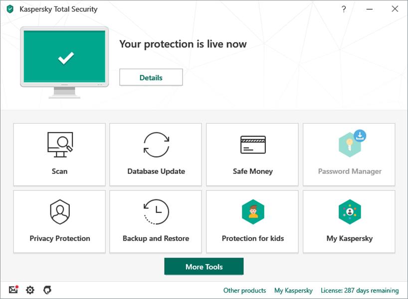 Kaspersky Lab Total Security 2020 1 licentie(s) 1 jaar Nederlands