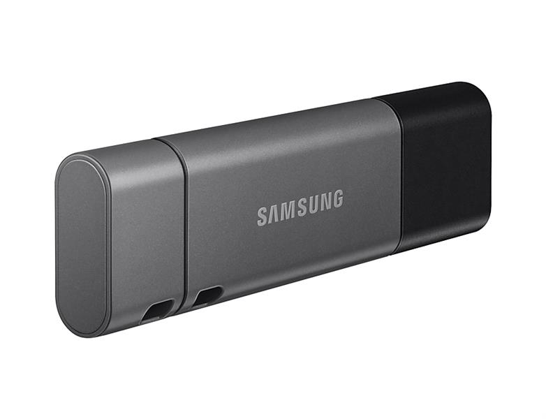 Samsung DUO Plus USB flash drive 32 GB USB Type-C 3.2 Gen 1 (3.1 Gen 1) Zwart, Grijs