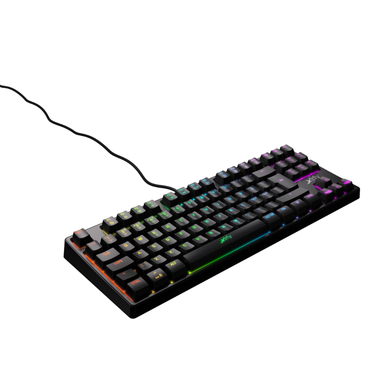 Xtrfy K4 TKL RGB Mechanisch Gaming Toetsenbord Zwart AZERTY Belgisch (punt) Layout