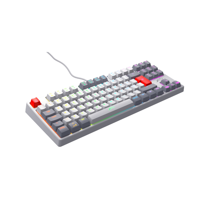 Xtrfy K4 TKL RGB Retro Edition Mechanisch Gaming Toetsenbord AZERTY Belgisch (punt) Layout