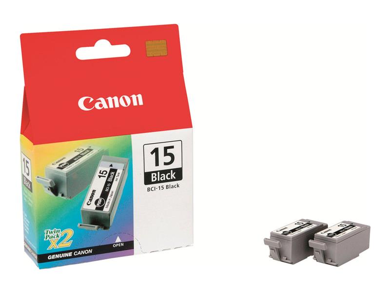 Canon Cartridge BCI-15 Black Origineel Zwart Multipack 2 stuk(s)
