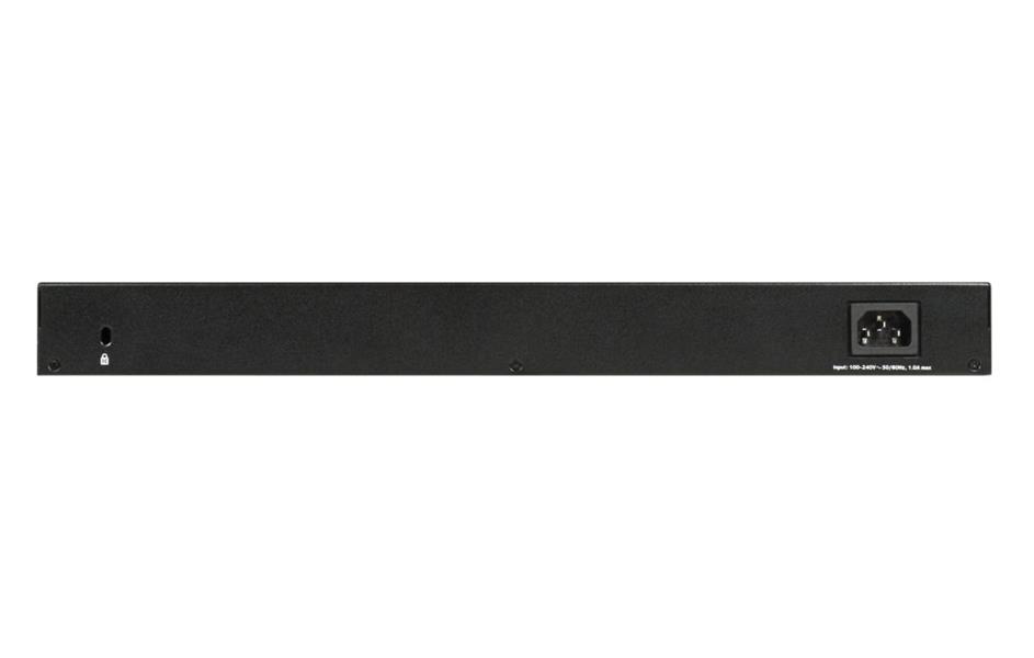 Netgear GS348 Unmanaged Gigabit Ethernet (10/100/1000) Zwart 1U