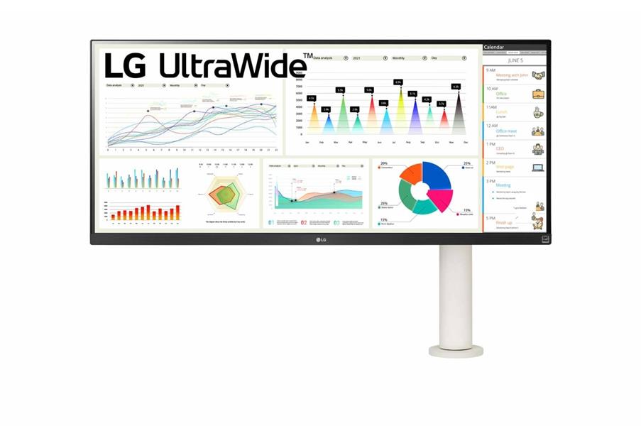 LG 34WQ680-W 86,4 cm (34"") 2560 x 1080 Pixels Full HD LED Wit