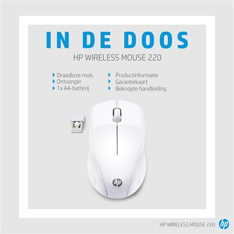 HP 220 muis RF Draadloos Optisch