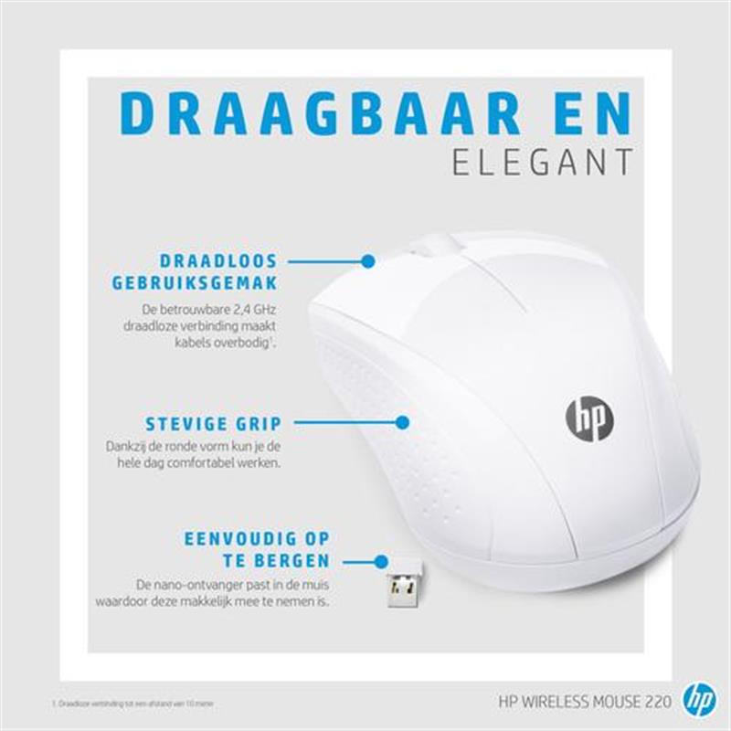 HP 220 muis RF Draadloos Optisch
