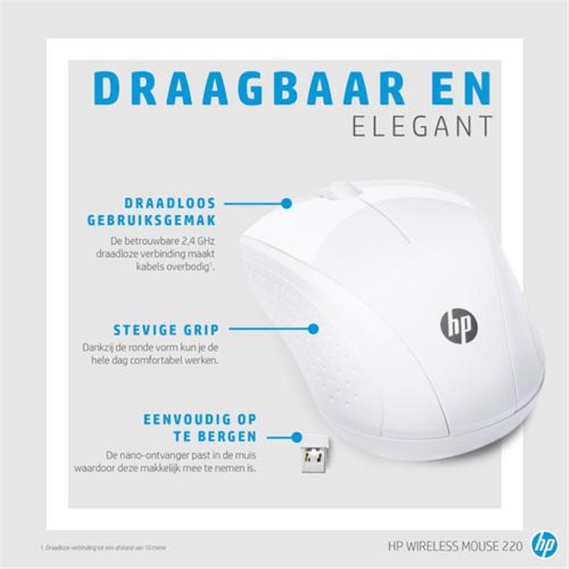 HP 220 muis RF Draadloos Optisch