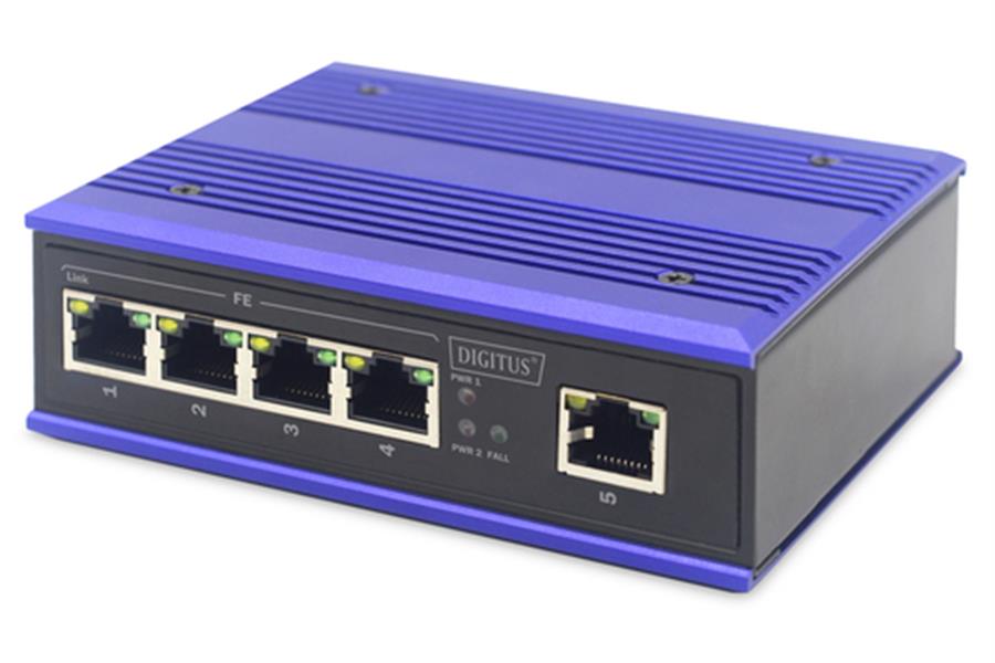 INDUSTRIAL 5-PORT 10 100 SWITCH
