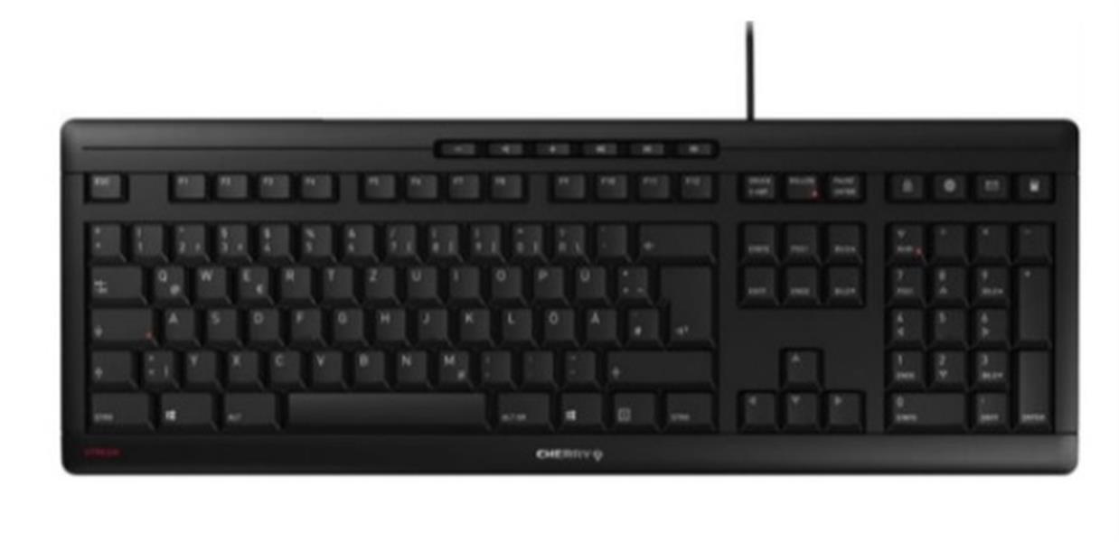 CHERRY JK-8500 toetsenbord USB QWERTY Engels Zwart