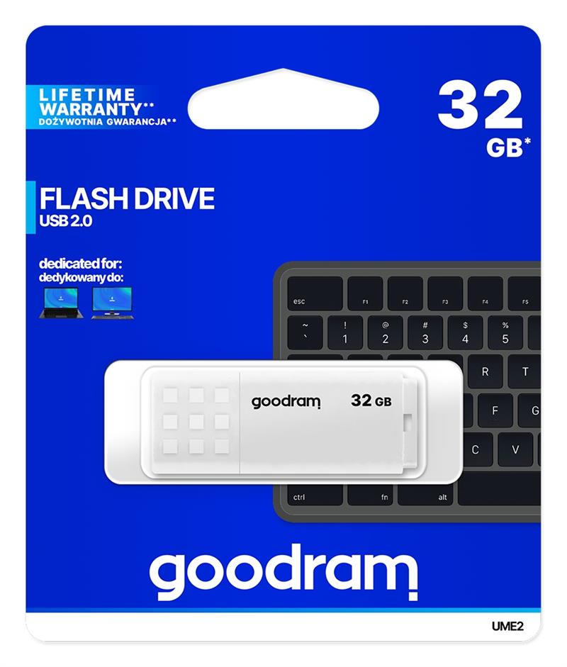 Goodram UME2 USB flash drive 32 GB USB Type-A 2.0 Wit