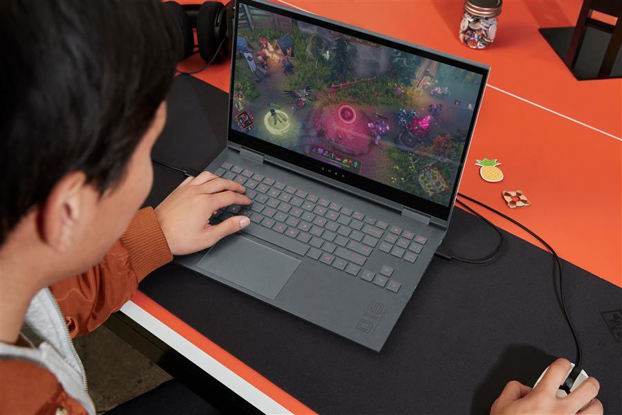 HP OMEN by Reactor muis Rechtshandig USB Type-A Optisch 450 DPI