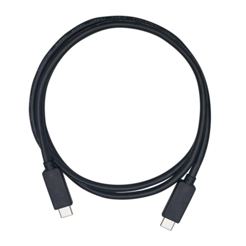 QNAP USB3.1 GEN2 10G 1.0M TYPE-C TO TYPE-C CABLE USB-kabel 1 m USB 3.2 Gen 2 (3.1 Gen 2) USB C Zwart