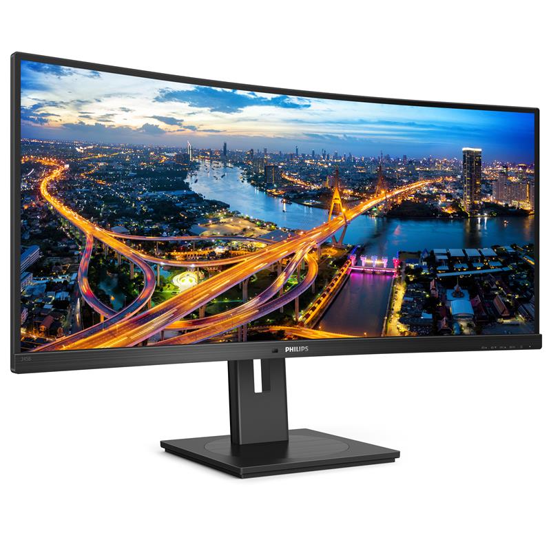 Philips B Line 345B1C/00 computer monitor 86,4 cm (34"") 3440 x 1440 Pixels WQHD LCD Zwart