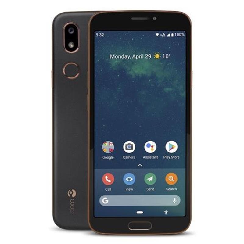 Doro 8080 14 5 cm 5 7 3 GB 32 GB Single SIM 4G USB Type-C Zwart Android 9 0 3200 mAh