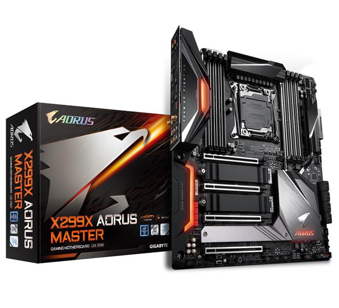 Gigabyte X299X Aorus Master moederbord LGA 2066 Verlengd ATX Intel® X299