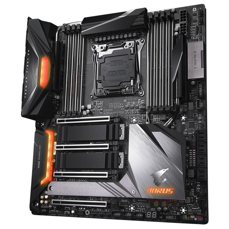 Gigabyte X299X Aorus Master moederbord LGA 2066 Verlengd ATX Intel® X299