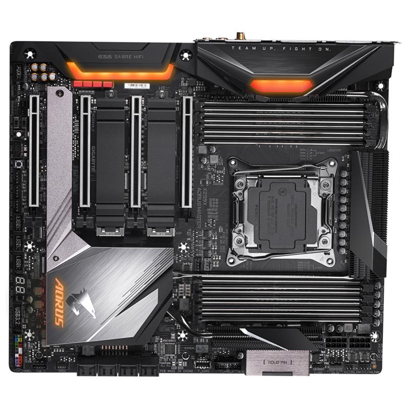 Gigabyte X299X Aorus Master moederbord LGA 2066 Verlengd ATX Intel® X299