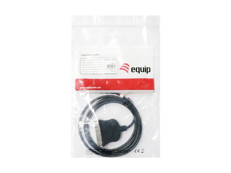 Equip 133383 parallelle kabel Zwart