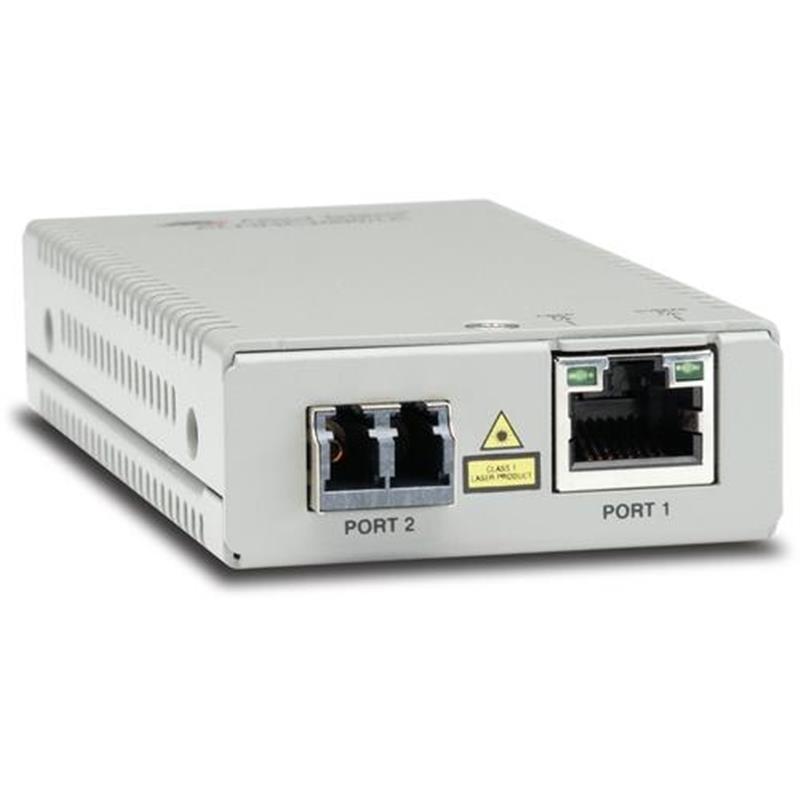 Allied Telesis AT-MMC200/LC-960 netwerk media converter 100 Mbit/s 1310 nm Grijs