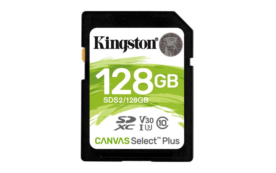 Kingston Technology Canvas Select Plus flashgeheugen 128 GB SDXC Klasse 10 UHS-I