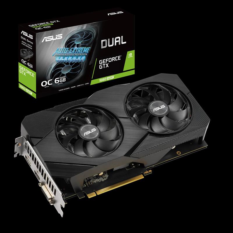 ASUS Dual -GTX1660S-O6G-EVO GeForce GTX 1660 SUPER 6 GB GDDR6