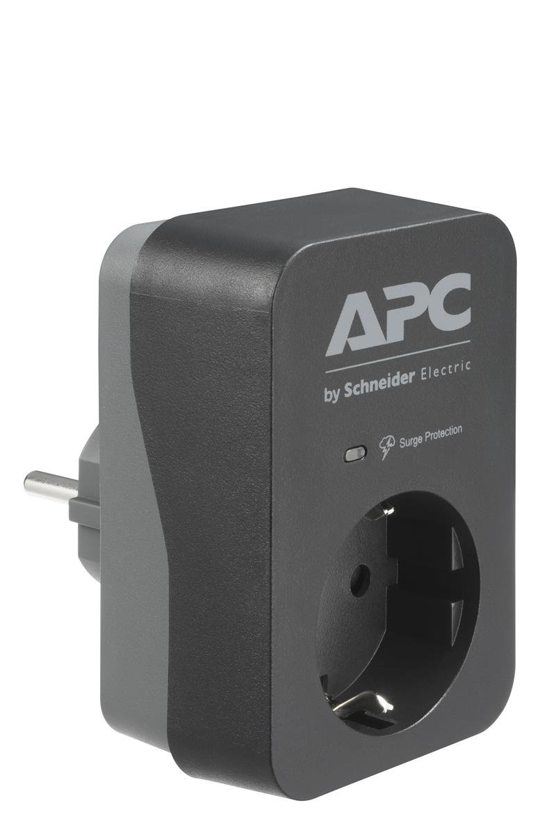 APC PME1WB-GR tussenstekker met overspanningsbeveiliging 3680W 1x stopcontact