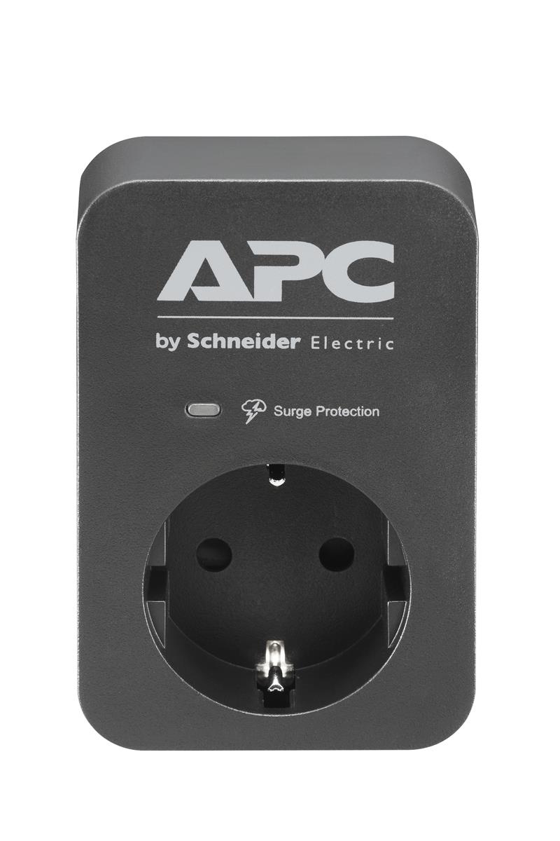APC PME1WB-GR tussenstekker met overspanningsbeveiliging 3680W 1x stopcontact