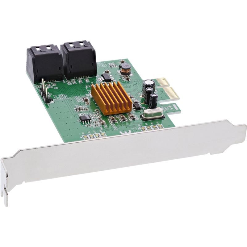 InLine SATA 6Gb s Controller with 4 SATA Ports PCI-Express 2 0