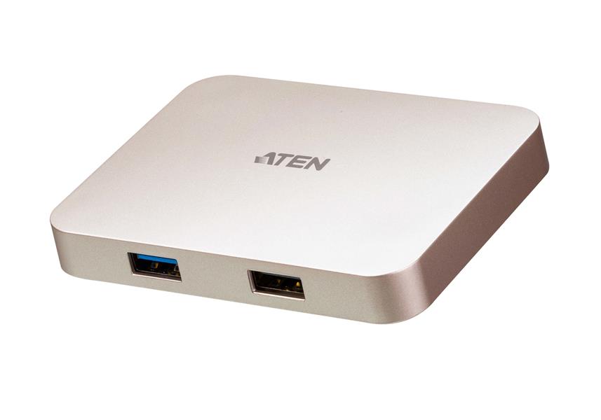 ATEN USB-C 4K Ultra Mini Dock met Power Pass-Through