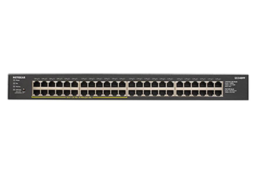 Netgear GS348PP Unmanaged Gigabit Ethernet (10/100/1000) Zwart Power over Ethernet (PoE)