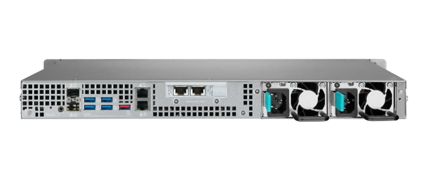 QNAP TS-h977XU-RP NAS Rack (1U) Ethernet LAN Zwart, Grijs 3700X