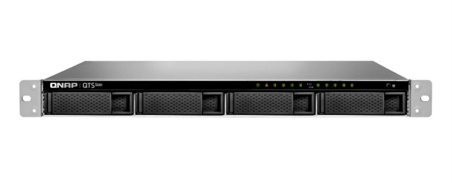 QNAP TS-h977XU-RP NAS Rack (1U) Ethernet LAN Zwart, Grijs 3700X