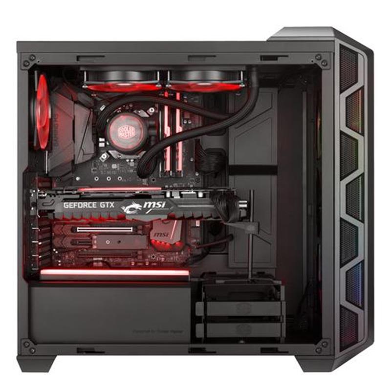 Cooler Master MasterCase H500 ARGB Midi Tower Grijs