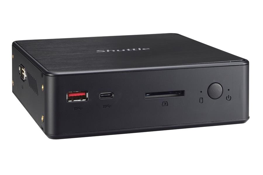 Shuttle XP? slim NC10U5 PC/workstation barebone i5-8265U 1,6 GHz Zwart Intel SoC FCBGA1528