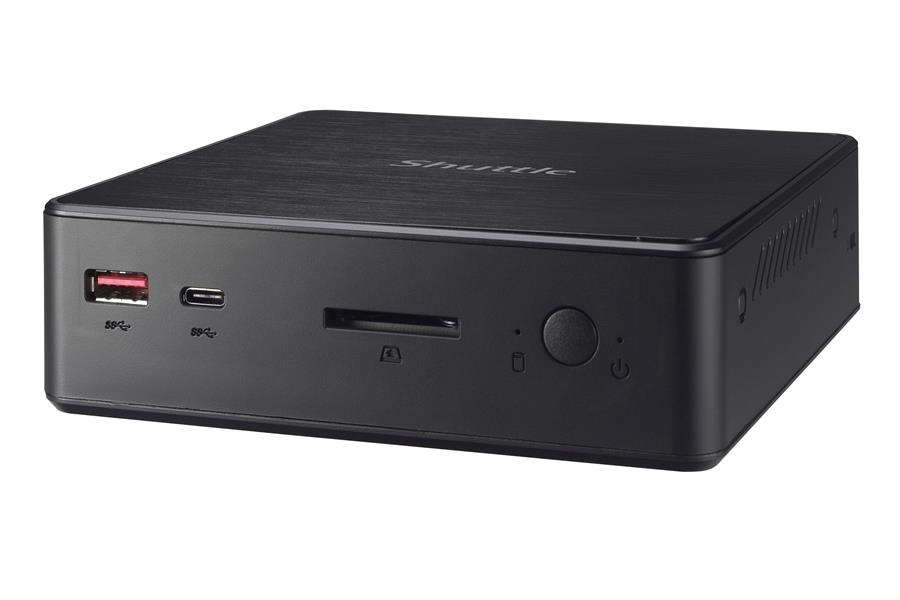 Shuttle XP? slim NC10U5 PC/workstation barebone i5-8265U 1,6 GHz Zwart Intel SoC FCBGA1528