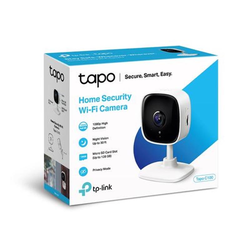 TP-Link Tapo C100 kubus IP-beveiligingscamera Binnen 1920 x 1080 Pixels