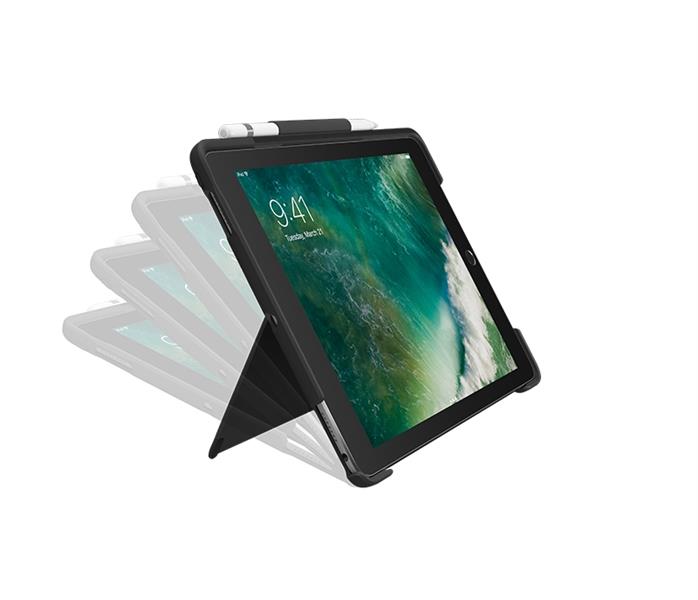 Logitech SLIM COMBO with detachable keyboard and Smart Connector for iPad Air (3rd gen) and iPad Pro 10.5-inch Zwart Zwitsers
