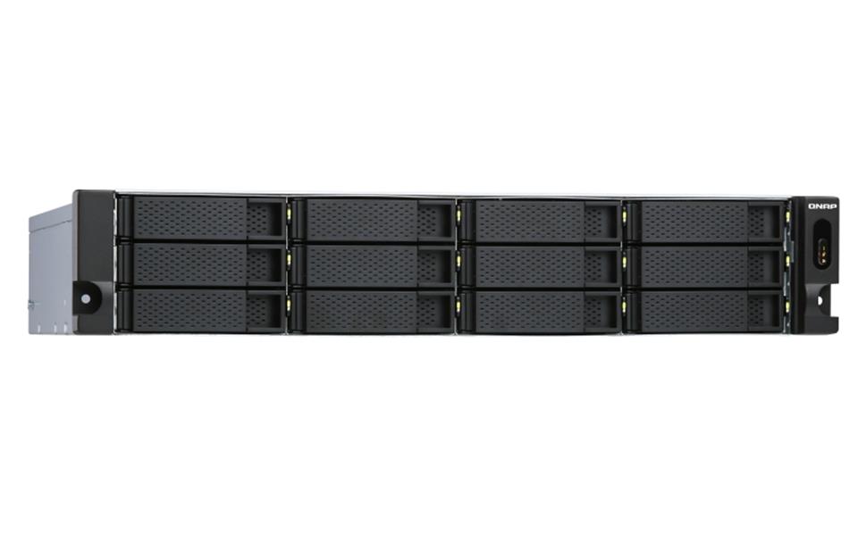 QNAP TL-R1200S-RP behuizing voor opslagstations HDD-/SSD-behuizing Zwart, Grijs 2.5/3.5""