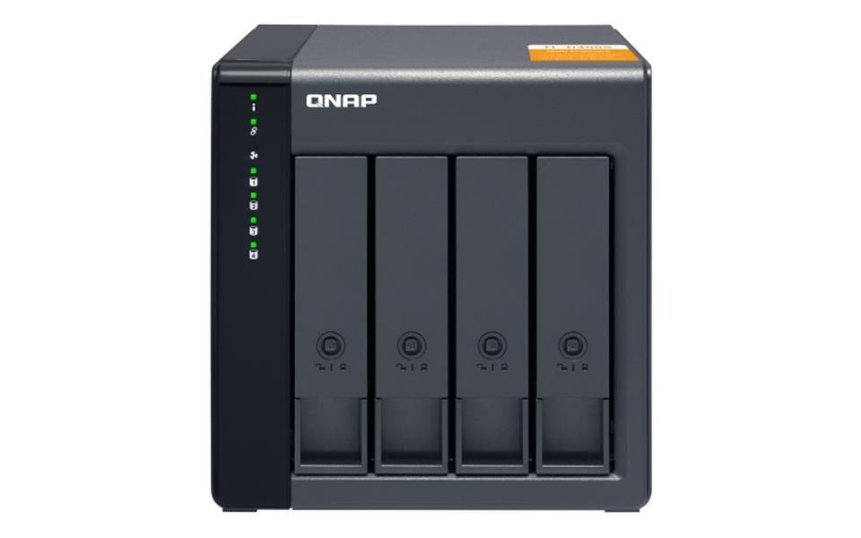 QNAP TL-D400S behuizing voor opslagstations HDD-/SSD-behuizing Zwart, Grijs 2.5/3.5""