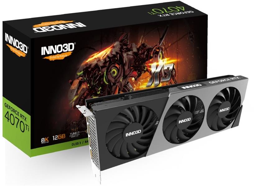 Inno3D Geforce RTX 4070 ti x3 NVIDIA 12 GB GDDR6X