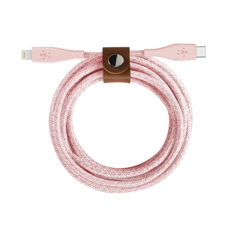 Belkin F8J243BT04-PNK Lightning-kabel 0,7 m Roze