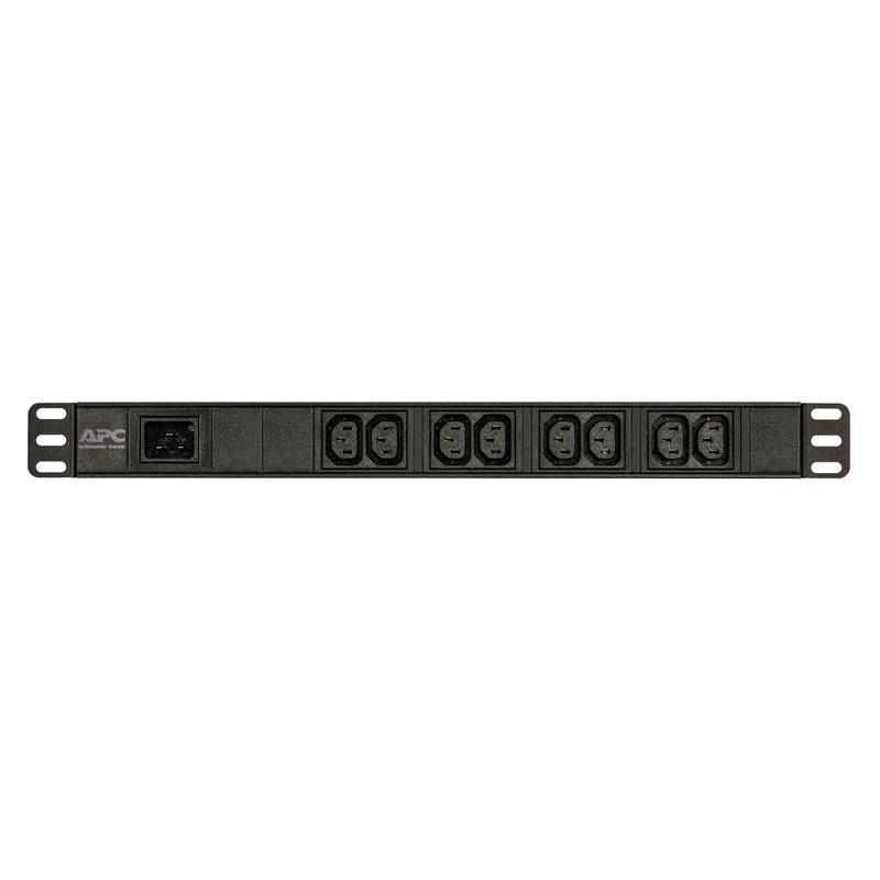 APC Easy PDU EPDU1016B, Basic, 1U, 16A, 230V, (8x)C13, C20 stekker