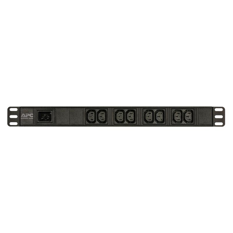 APC Easy PDU EPDU1016B, Basic, 1U, 16A, 230V, (8x)C13, C20 stekker