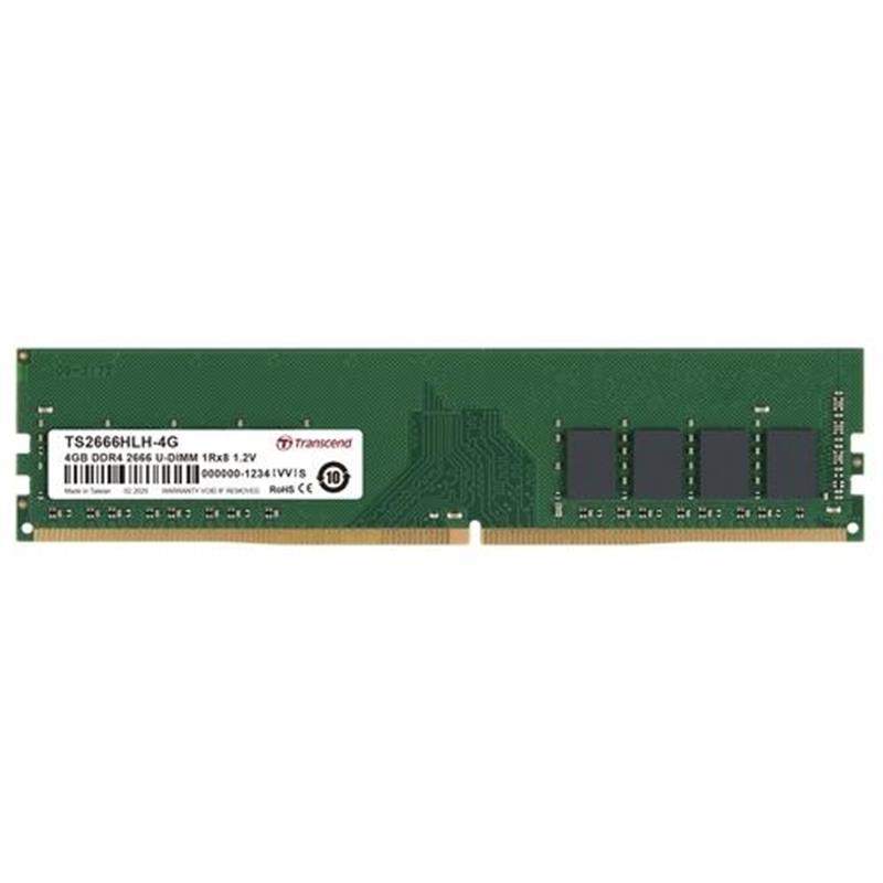 TRANSCEND 4GB DDR4 2666Mhz U-DIMM 1Rx8