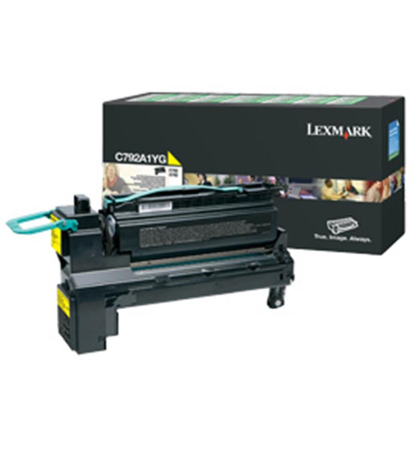 Lexmark C792A1YG tonercartridge Origineel Geel 1 stuk(s)